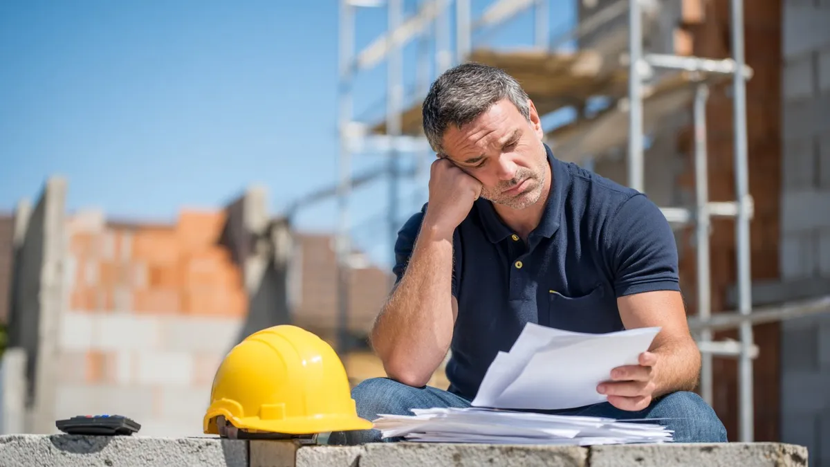 Artisan face à un client discutant d'un devis de rénovation