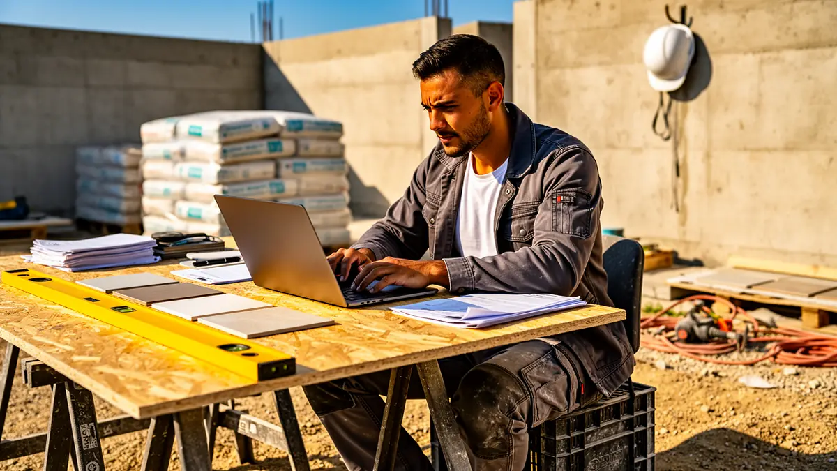 lien de paiement artisan BTP encaissement chantier smartphone virement