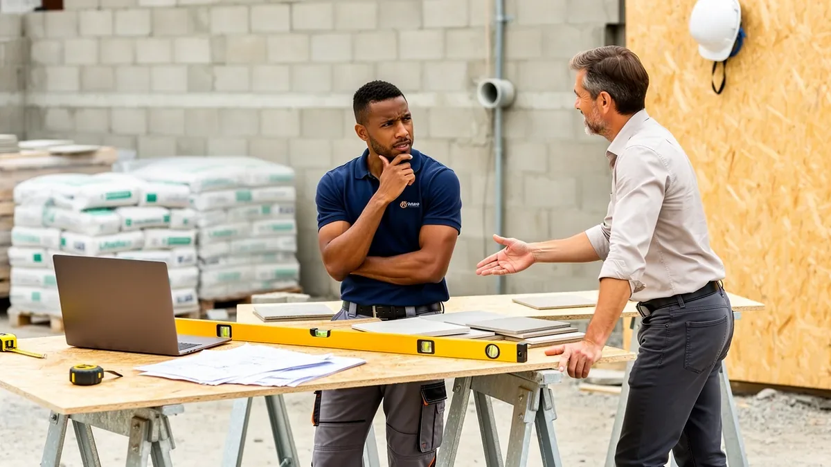 Artisan BTP devant ses factures impayées — retard de paiement malgré la dématérialisation